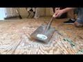 how to remove carpet padding staples