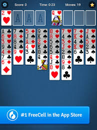 freecell solitaire card game on the app