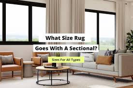 what size rug goes with a sectional