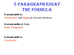   Paragraph Essay Outline