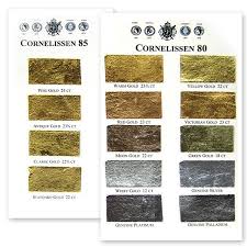 Cornelissen Gold Leaf Colour Chart Wonderful Shop For All