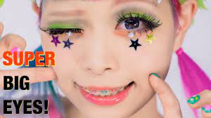 super big eyes makeup tutorial lashes