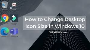 Since the introduction of windows 10 whenever the user changes the size of his / her desktop icons by clicking with the right mouse button on the desktop and but instead, the setting gets written only after the user refreshes the desktop by right clicking on the desktop and choosing refresh. How To Change Desktop Icon Size In Windows 10