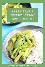 green bean curry with coconut vegan
