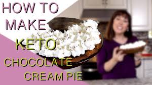 Cook pie shells 12 minutes.filling:4 tbsp cornstarch4 tbsp melted butter2 1/4 cup heavy cream3/4 cup white granulated sugar1 tbsp vanilla. Sugar Free Keto Chocolate Cream Pie Low Carb Nut Free Gluten Free