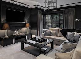 black in furniture interiors