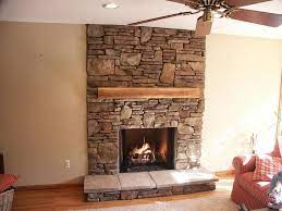 Gas Fireplace Mantels With Tv Above