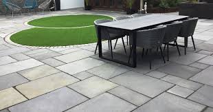 Grey Stone Patio Paving Slabs For