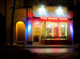 The dogg haus has a nice variety of hot dogs to choose from with plenty of toppings available. Free Photo Dogg Haus Building Colorful Dog Free Download Jooinn