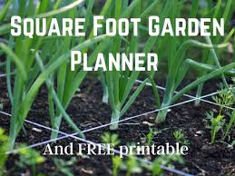 square foot garden planner