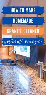 how to make homemade granite cleaner