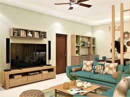 modern living room design with wooden