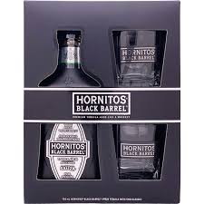 hornitos black barrel tequila gift pack