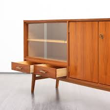 Mid Century Sideboard In Walnut With