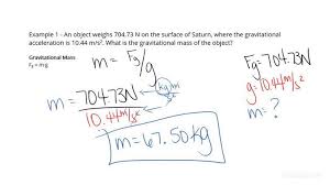 Calculating Gravitational Mass