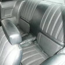 Deluxe Coupe Rear Seat Covers Black