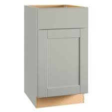 Hampton bay shaker dove gray stock assembled drawer base kitchen cabinet with drawer glides (24 in. Pin On Home Renovation Ideas