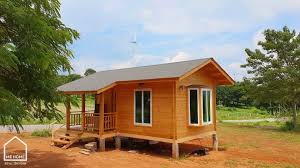 Wooden Prefab Wood House For Outdoor