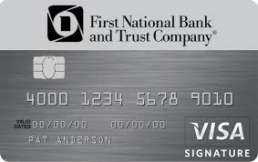 Our visa credit cards offer no fees for balance transfers, low rates, no annual fees, worldwide atm access, auto rental insurance, identity theft protection and more. Credit Cards First National Bank And Trust