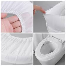 10pcs Travel Disposable Toilet Seat