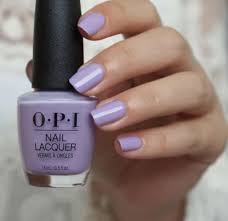 opi nail lacquer pastel purple lilac