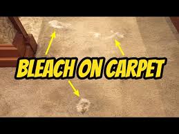 bleach carpet repair you