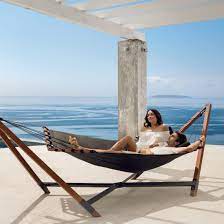 The double hammock is made with sunbrella® fabric to outlast every season, year after year. Luxury Hammock With Stand Double Hammock And Stand Lujo Living Hammock Free Standing Hammock Outdoor Furniture Plans