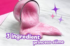 easy 3 ing princess slime recipe