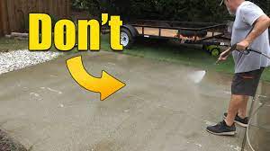 pressure washing driveways how to get