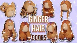 ginger hair codes roblox for bloxburg