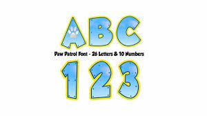 Licensed for personal and commercial use. Paw Patrol Font Download The Fonts Magazine