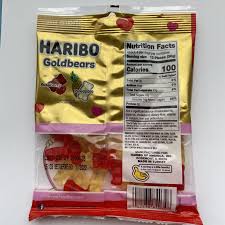 haribo gummy bears 4 oz share size