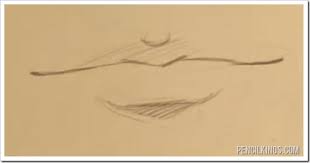 how to draw lips why male and female