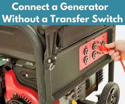 how to connect a generator to your