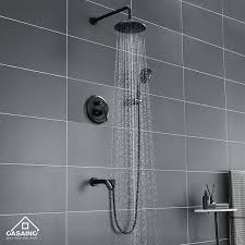 Tub Wall Mount Shower Faucet Set