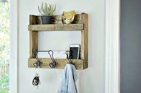 Wall Mounted Coat Rack With Storage