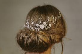 pearl wedding hair vine bridal comb