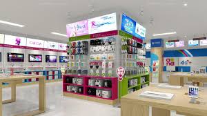 #009 cricket cell phone & accessories store interior design. 3d Phone Accessories Store 24 Model Free Download