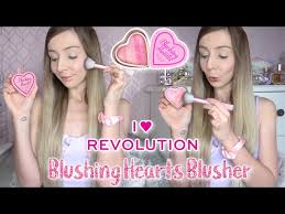 blushing hearts blusher i heart