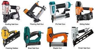 20 types of nail guns and their uses