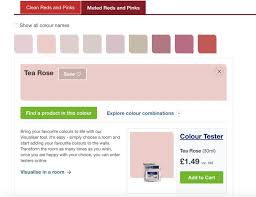 Tea Rose Shade Of Pink Dulux Paints