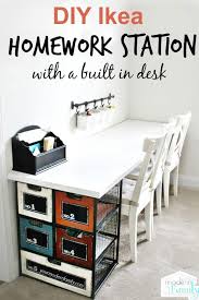 But providing each of your children with their own computer may not be practical—or safe. Diy Ikea Homework Station Works For Multiple Kids Too