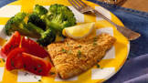baked catfish with cormeal crust