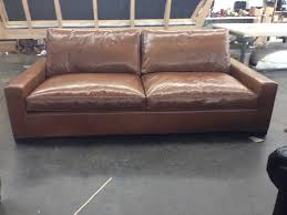 braxton 8ft leather sofa sleeper