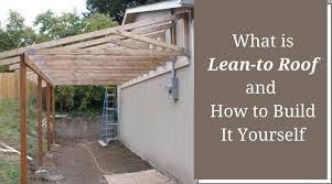 lean to roof design how to build