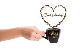 coffee mug with coffee beans shaped