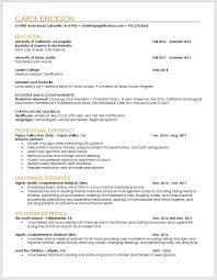 pa applicant and pre pa resume