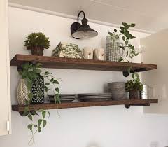 One Long Floating Farmhouse Shelf 2