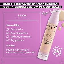 nyx bare with me concealer serum