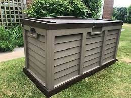 starplast outdoor garden storage chest
